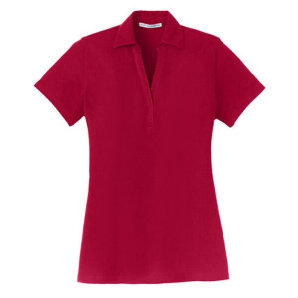 Ladies Silk Touch ™ Y Neck Polo Thumbnail